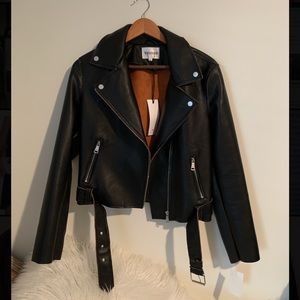 Faux Leather Jacket